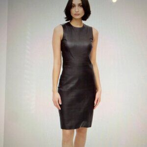 The Row leather dress